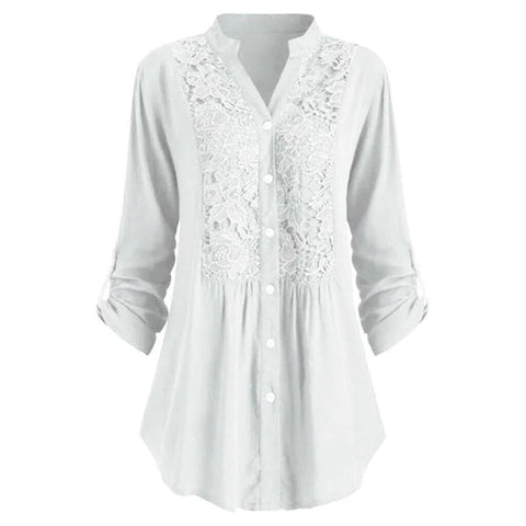 Kimberlyn | Long puff sleeve blouse for women