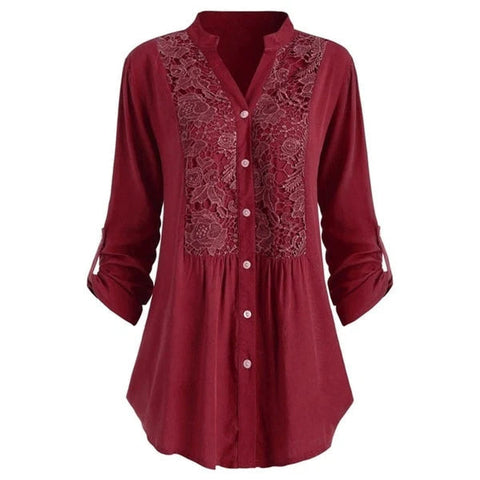Kimberlyn | Long puff sleeve blouse for women