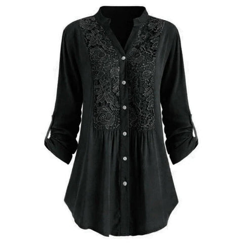 Kimberlyn | Long puff sleeve blouse for women
