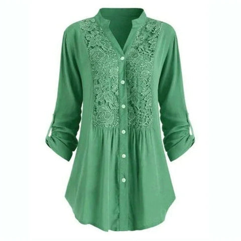 Kimberlyn | Long puff sleeve blouse for women