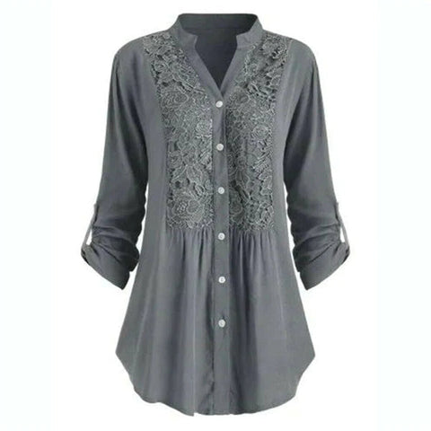 Kimberlyn | Long puff sleeve blouse for women